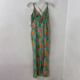 Molly Bracken WOMEN'S JUMPSUIT frosted mint multi floral S