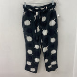 DIESEL WOMEN'S PANTS grey white black print S