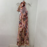made in Italy WOMEN'S JUMPSUIT pink multi floral M