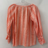 TOMMY BAHAMA WOMEN'S BLOUSE/SHIRT white coral stripe XS