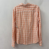 TOMMY HILFIGER WOMEN'S BLOUSE/SHIRT white coral gingham XL