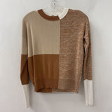 BOSS WOMEN'S SWEATER colour blocked and marled S