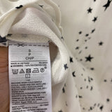 GAP WOMEN'S BLOUSE/SHIRT white black stars S