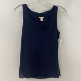 J CREW WOMEN'S TANK/CAMI navy 4