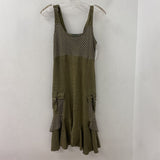 TRICOTTO WOMEN'S DRESS olive S