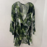 BRYN WALKER WOMEN'S DRESS green mix L