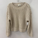 JOIE WOMEN'S SWEATER cream L