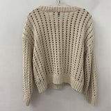 JOIE WOMEN'S SWEATER cream L
