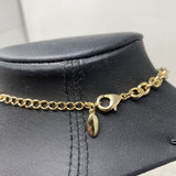GUESS WOMEN'S NECKLACE gold leopard