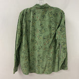 Northern Reflections WOMEN'S BLOUSE/SHIRT green multi leaf print L