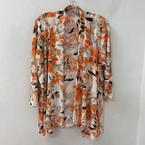 KASPER WOMEN'S TOP white orange XL