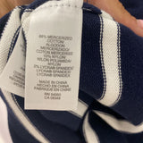 JNY jones new york WOMEN'S CARDIGAN white navy stripe L