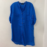 CHERISH WOMEN'S BLOUSE/SHIRT blue L