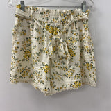 MAISON D'AMELIE WOMEN'S SHORTS yellow floral 8