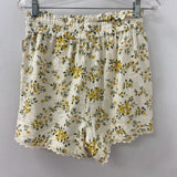 MAISON D'AMELIE WOMEN'S SHORTS yellow floral 8