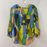 tribal jeans WOMEN'S BLOUSE/SHIRT colour blocked M
