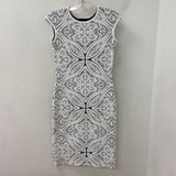 NADYA TOTO made in Canada WOMEN'S DRESS white black S