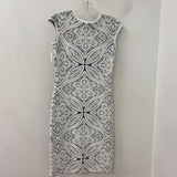 NADYA TOTO made in Canada WOMEN'S DRESS white black S