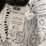 NADYA TOTO made in Canada WOMEN'S DRESS white black S