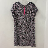 HATLEY WOMEN'S DRESS navy white pink floral XL