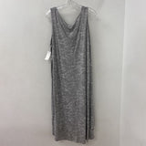 BRYN WALKER WOMEN'S DRESS grey print L