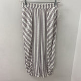 LUUKAA WOMEN'S PANTS white lilac stripe 10