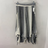 LUUKAA WOMEN'S PANTS grey stripe 8