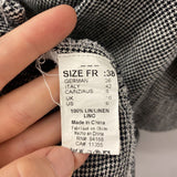 ANIMALE WOMEN'S BLAZER/JACKET black white houndstooth 6