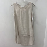 BRYN WALKER WOMEN'S DRESS pale beige M/L