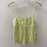 FRENCH CONNECTION WOMEN'S TANK/CAMI lime multi 6