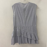 ZARA WOMEN'S UNCATEGORIZED blue white mix XS