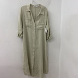 ZARA WOMEN'S DRESS celery L