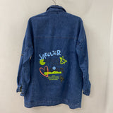 WOMEN'S DENIM JACKET blue multi L