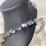 WOMEN'S NECKLACE grey beige
