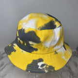 WOMEN'S HAT yellow white grey