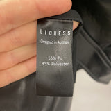 LIONESS WOMEN'S BLAZER/JACKET black blue white XS