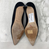 MANOLO BLAHNIK WOMEN'S FOOTWEAR black 39.5
