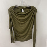 H&M WOMEN'S TOP olive M