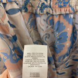 WILFRED WOMEN'S DRESS beige blue peach S