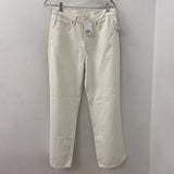 H&M WOMEN'S JEANS white 6