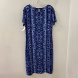 OLSEN WOMEN'S DRESS blue black M
