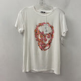 CHRLDR WOMEN'S T-SHIRT white pink orange M