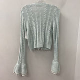 TULAROSA WOMEN'S CARDIGAN blue white M