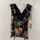 BUFFALO WOMEN'S TANK/CAMI black multi floral XS