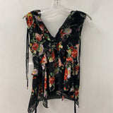 BUFFALO WOMEN'S TANK/CAMI black multi floral XS