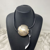 WOMEN'S NECKLACE black silver