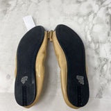 PRADA WOMEN'S FLATS beige black 38