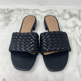 CUSHIONAIRE WOMEN'S SANDALS black 8