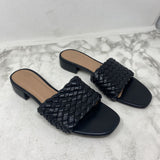 CUSHIONAIRE WOMEN'S SANDALS black 8