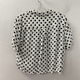 LEVI WOMEN'S BLOUSE/SHIRT white black M